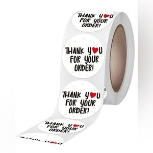 Thank you stickers